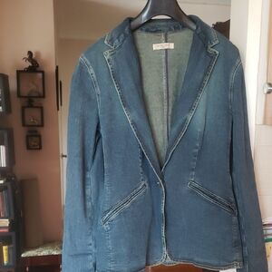 See By Chloé Blue Denim Blazer Jacket